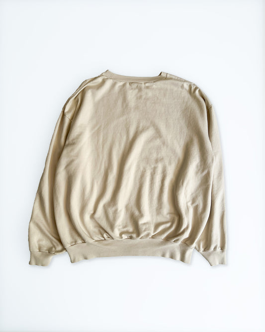 Auralee Yellow Elastic High Gauge Sweat Pullover