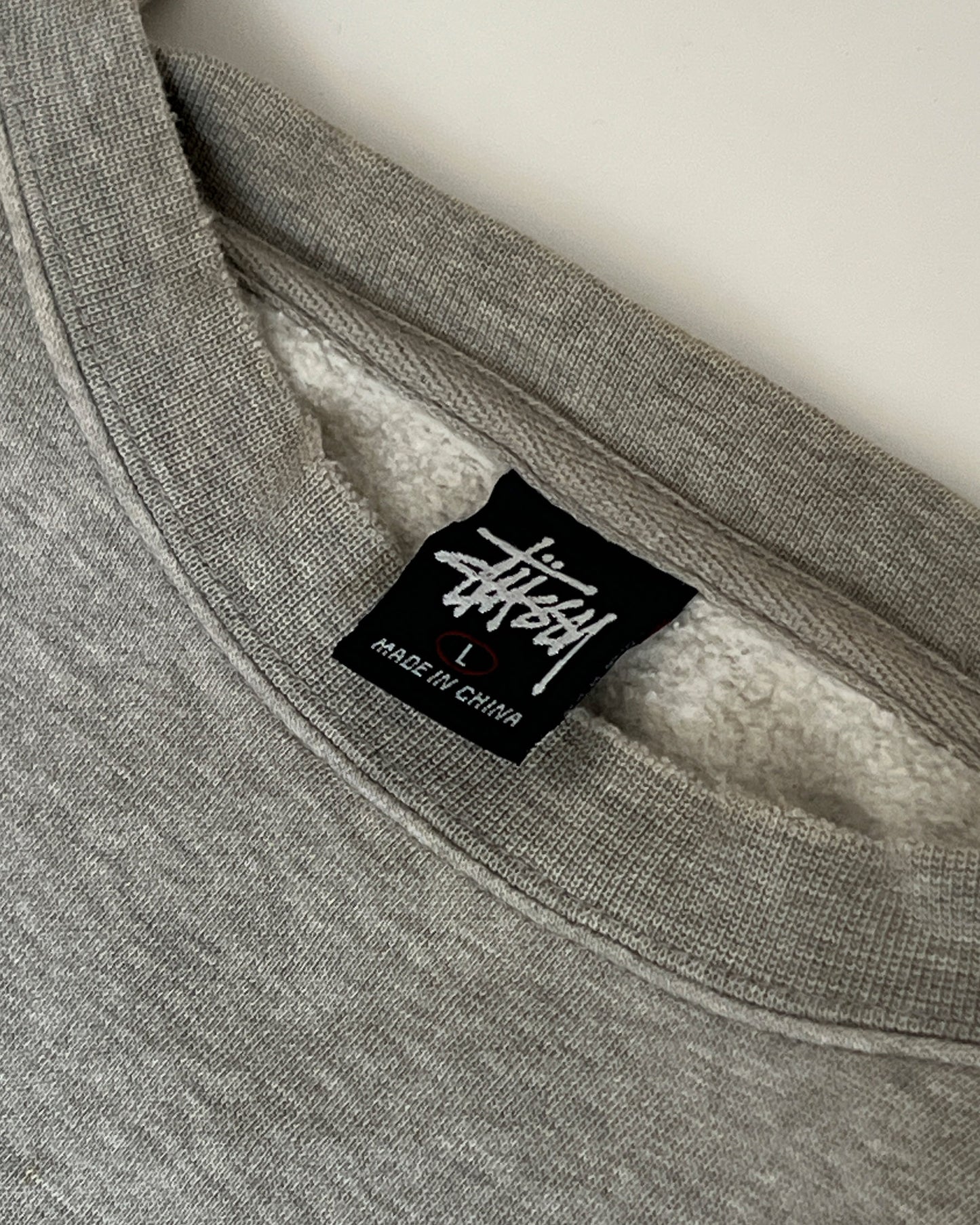 1990s Stüssy Grey Signature Sweatshirt