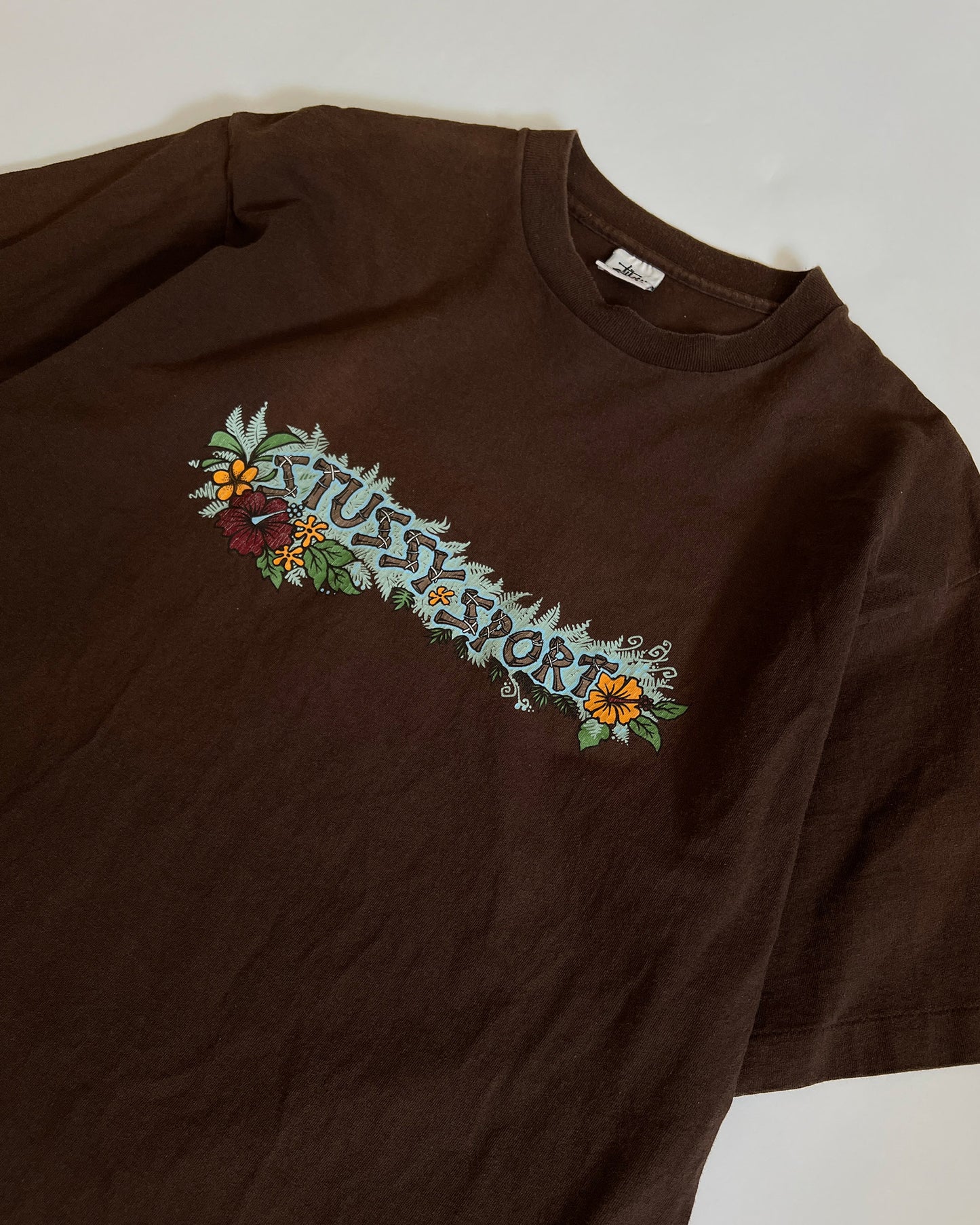 1990s Stüssy Brown "Stüssy Sport" T-Shirt