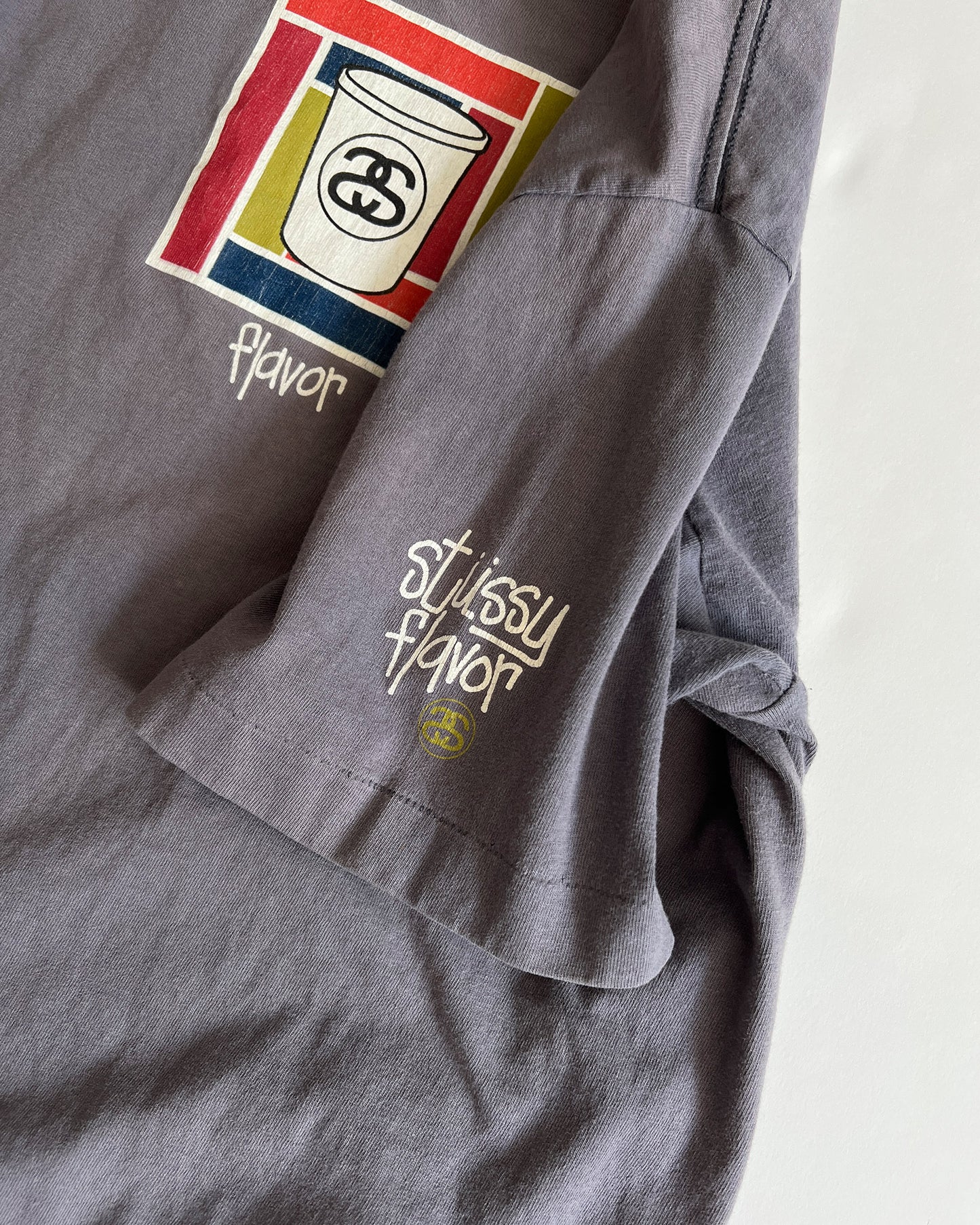 1990s Stüssy Purple "Flavor" T-Shirt
