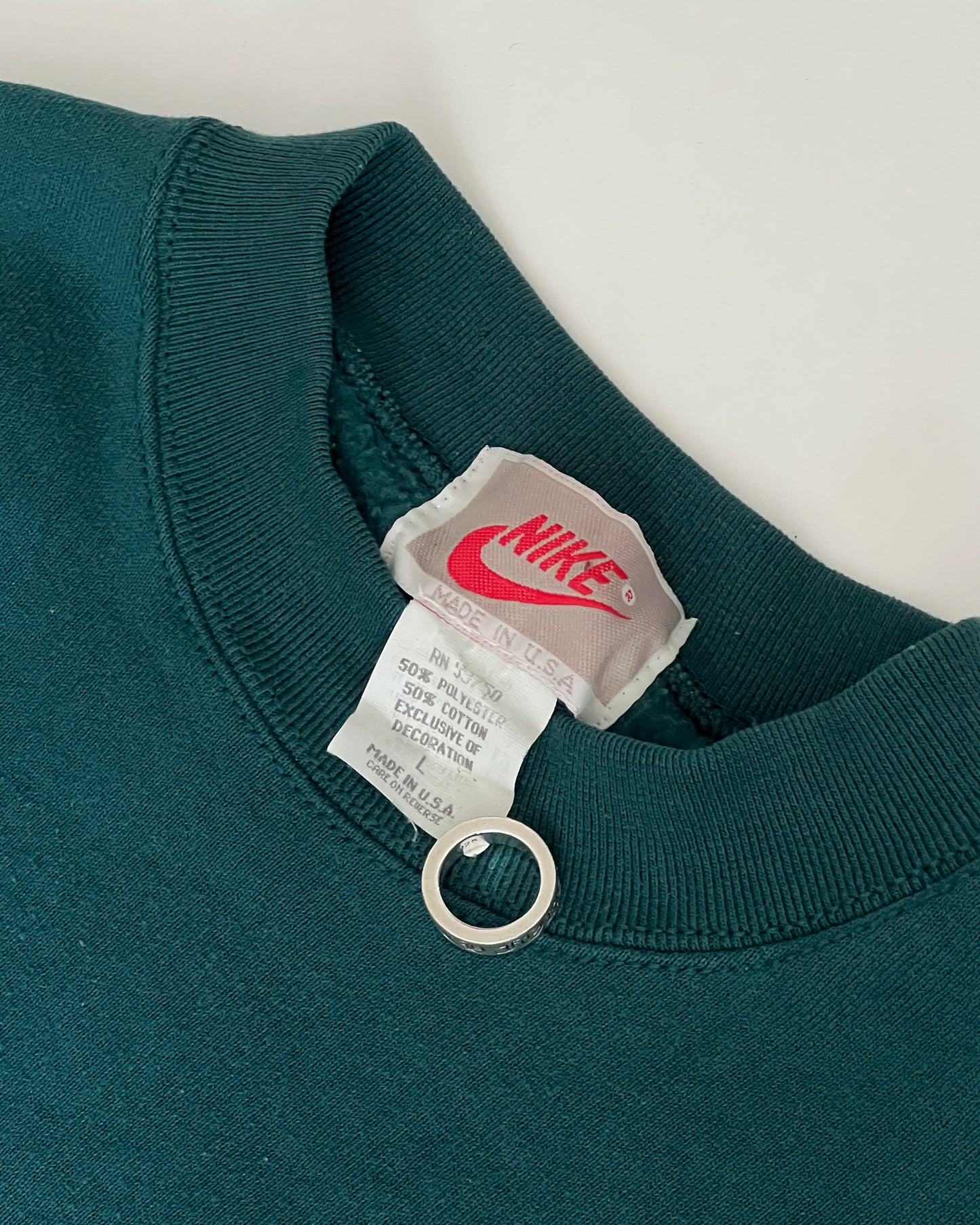 1990s Nike Green Sweatshirt