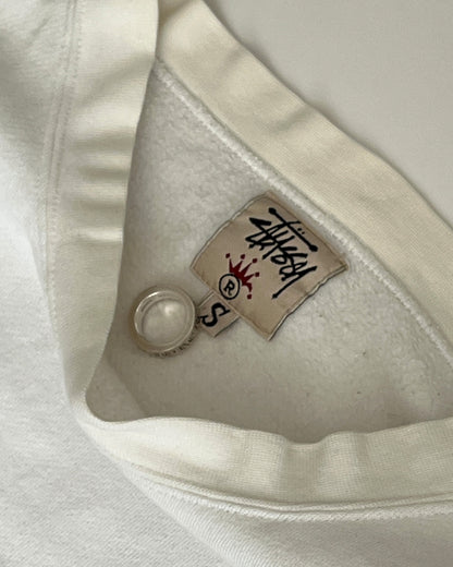 1990s Stüssy White "Stüssy Sport" Sweatshirt