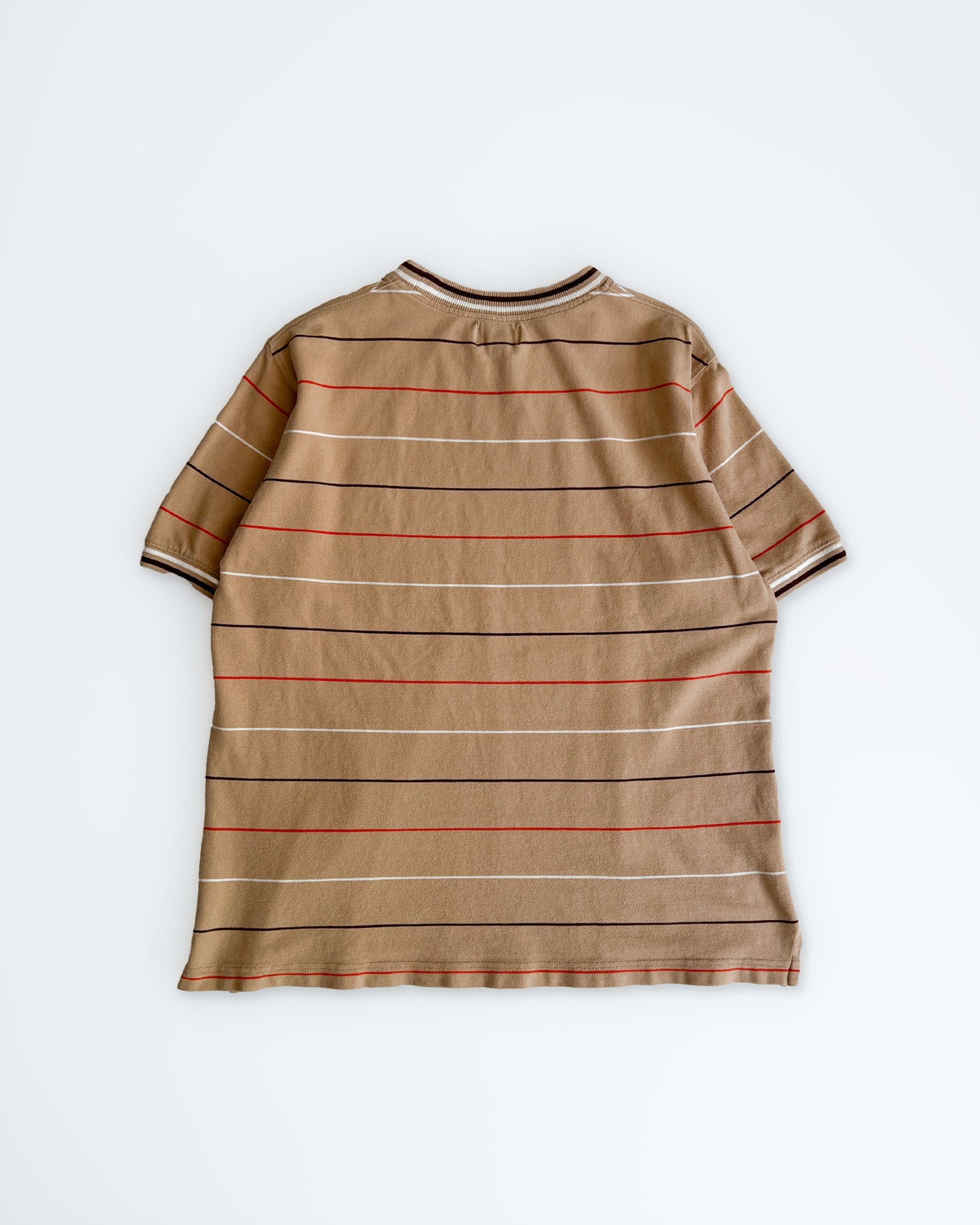 2000s Stüssy Beige/Orange Moped T-Shirt