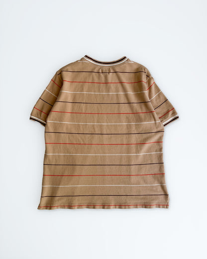 2000s Stüssy Beige/Orange Moped T-Shirt