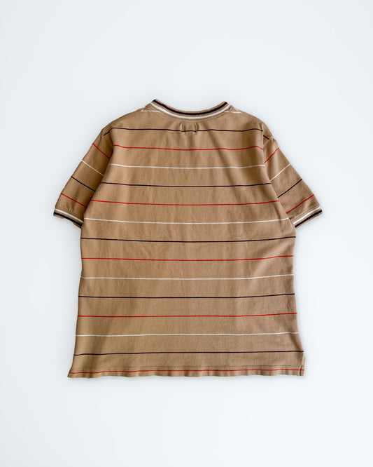 2000s Stüssy Beige/Orange Moped T-Shirt