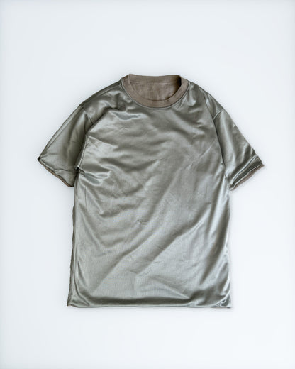2000s Stüssy Beige/Grey "NY Yankees" Reversible T-Shirt