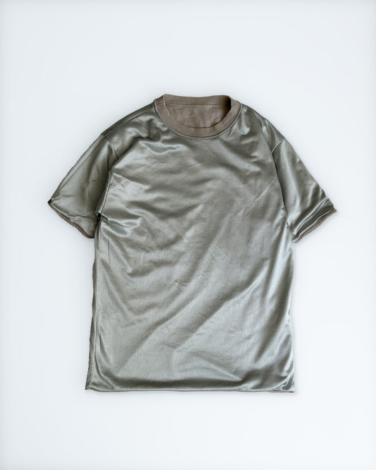 2000s Stüssy Beige/Grey "NY Yankees" Reversible T-Shirt