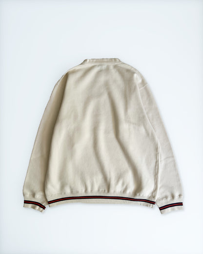 1990s Stüssy Ivory Ringer Sweatshirt