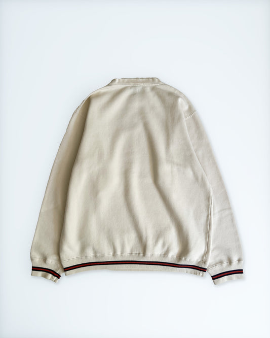 1990s Stüssy Ivory Ringer Sweatshirt