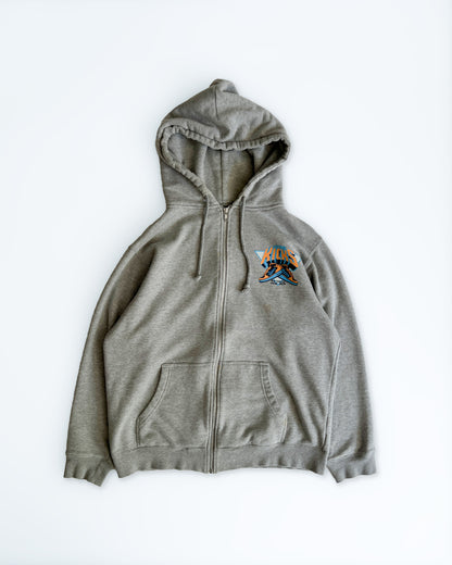 2000s Stüssy Grey "NY Knicks" Hoodie