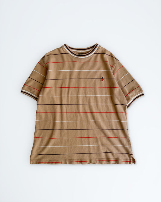 2000s Stüssy Beige/Orange Moped T-Shirt